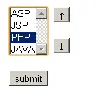 js实现Select列表各项上移和下移的方法_javascript技巧