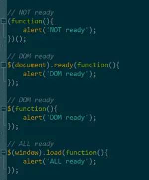 jquery $(document).ready()和window.onload的区别浅析_javascript技巧