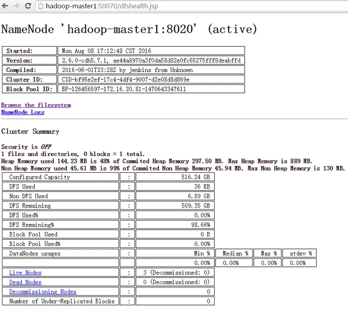 Hadoop HA
            
    
    博客分类： 大数据  
