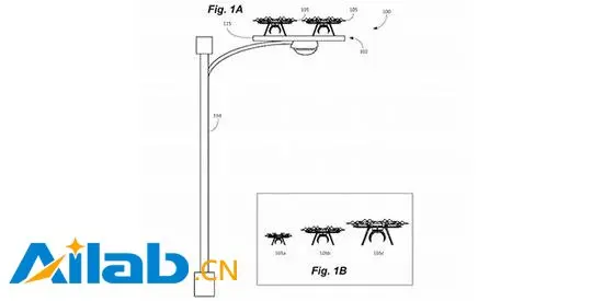 亚马逊最新专利：无人机可借电线杆充电