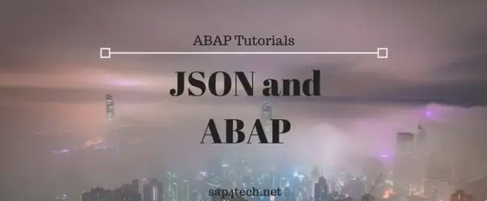 如何使用ABAP代码反序列化JSON字符串成ABAP结构
            
    
    
        abapjavajson 