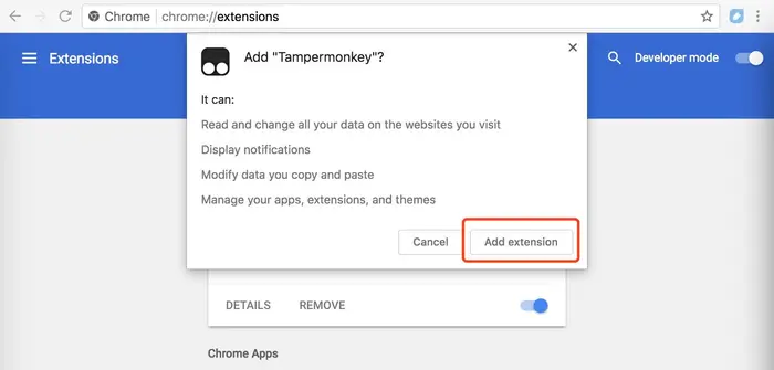使用TamperMonkey解决Google被墙*无法正常使用的问题