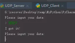 Python用UDP编写一个简单的通信实例