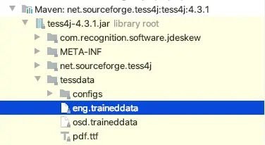 Error opening data file ./eng.traineddata