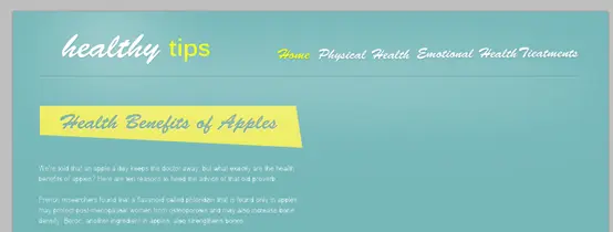 PS网页设计教程II——在Photoshop中创建健康及营养或健身的网站