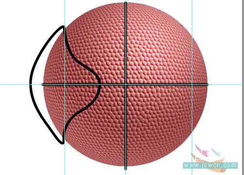 photoshop 滤镜制作逼真的牛皮篮球