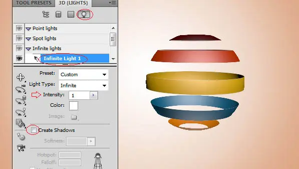 photoshop利用3D工具制作漂亮的彩色镂空球体效果