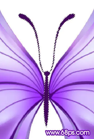 Photoshop 梦幻的水晶蝴蝶制作方法