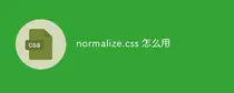 normalize.css 怎么用