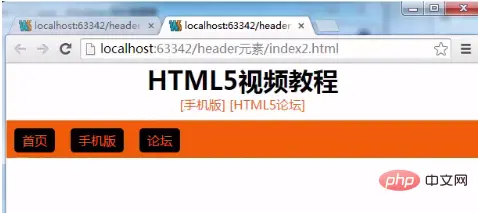 html5新增的页眉标签是什么
