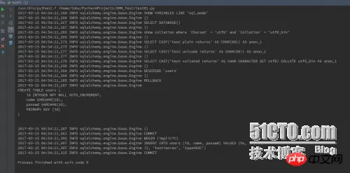python orm框架SQLAlchemy简单应用（数据库操作）的实例代码